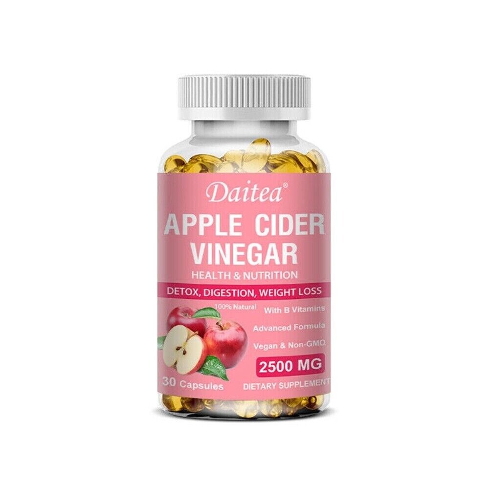 Apple Cider Vinegar 2500mg Digestion & Diet Control Healthy Metabolism 120 Caps