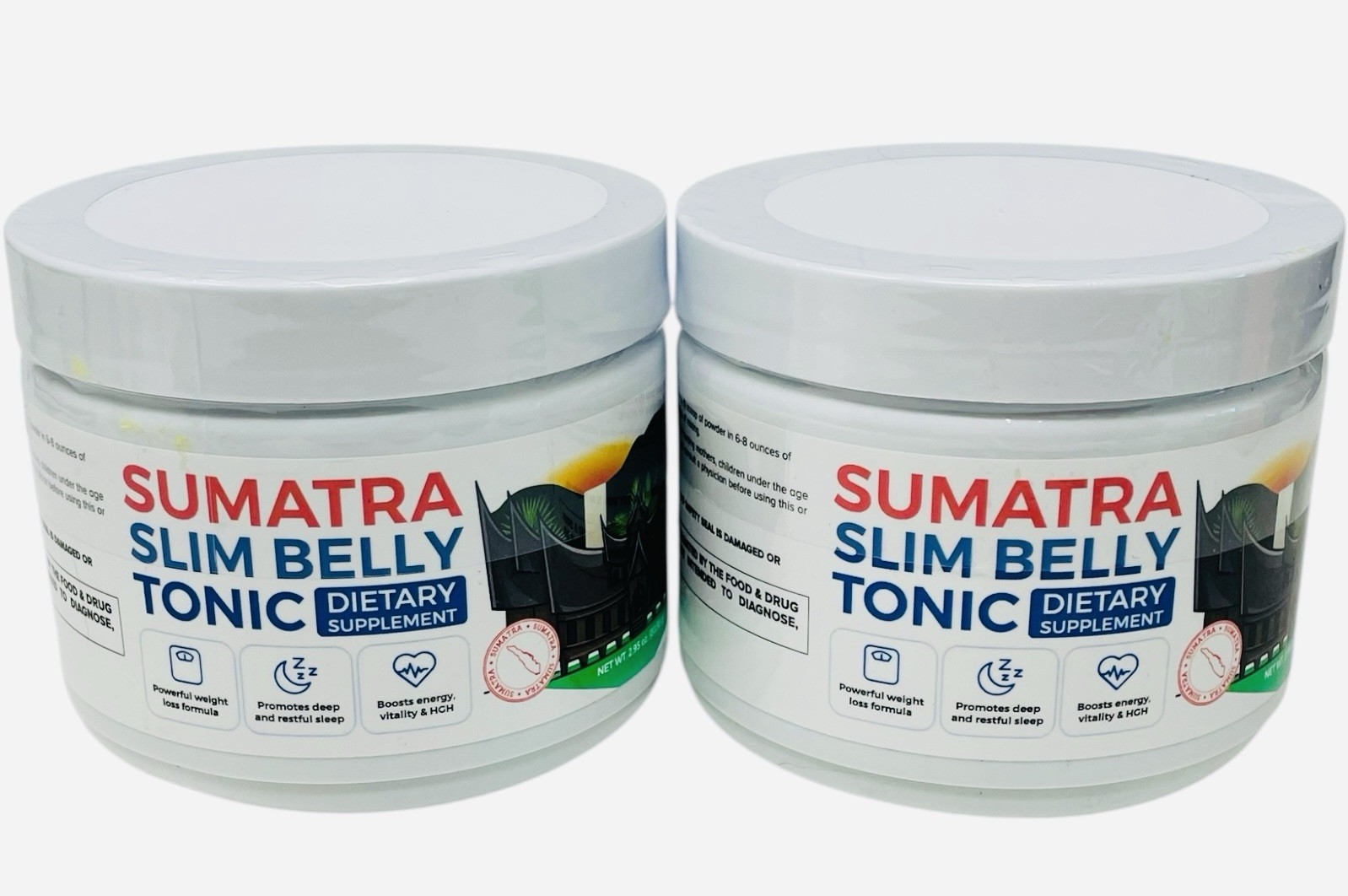 Lot of 2 Sumatra Slim Belly Tonic Powder Weight Loss Support Exp 5/26 NEW