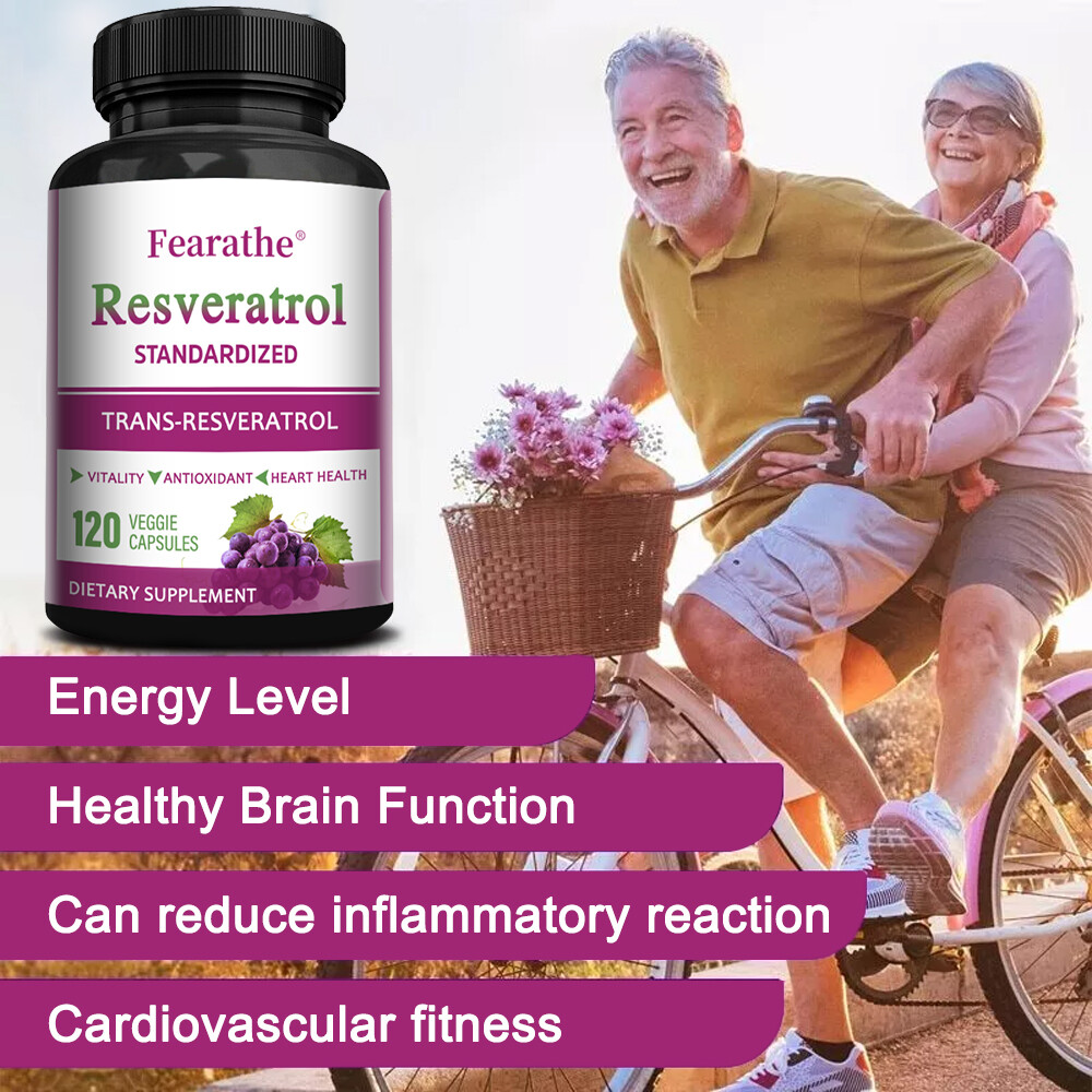 Resveratrol Maximum 1000 MG Strength Natural AntiAging Antioxidant Heart Health