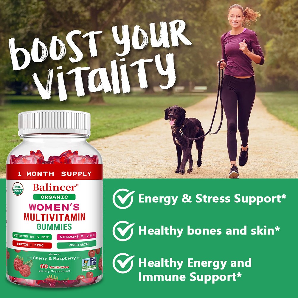 Multivitamin Gummies for Women for Beauty, Immunity & Metabolism 60 Count NonGMO