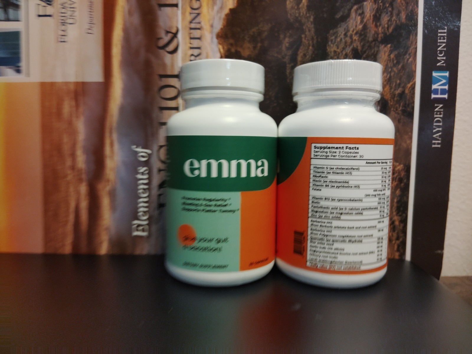 Emma Probiotic, Promotes Regularity, Bloating And Gas Relief, Flatter Tummy 2PK