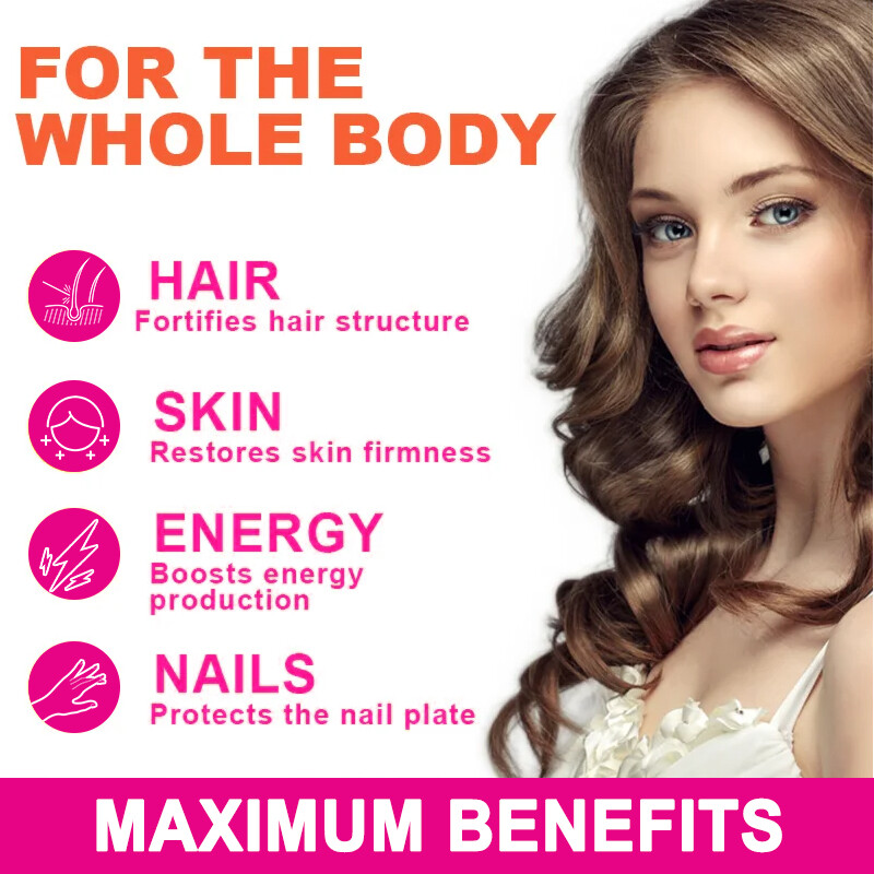 Hydrolyzed Collagen & Vitamin C 240pcs – Healthy Immune, Hair, Skin, and Nails