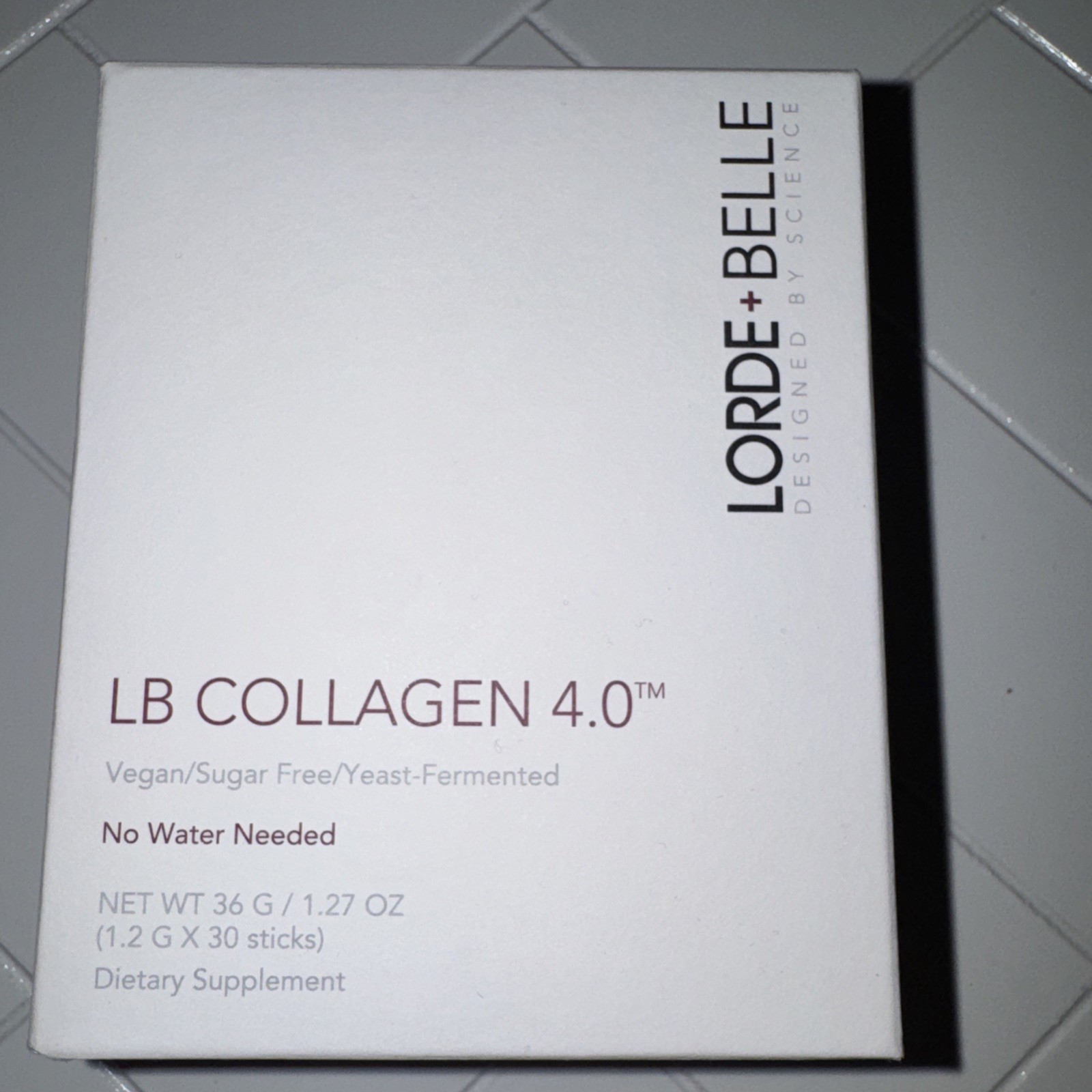 Lorde+Belle LB Collagen 4.0, 1.27 Oz, 30 Sticks NIB Sweet Orange