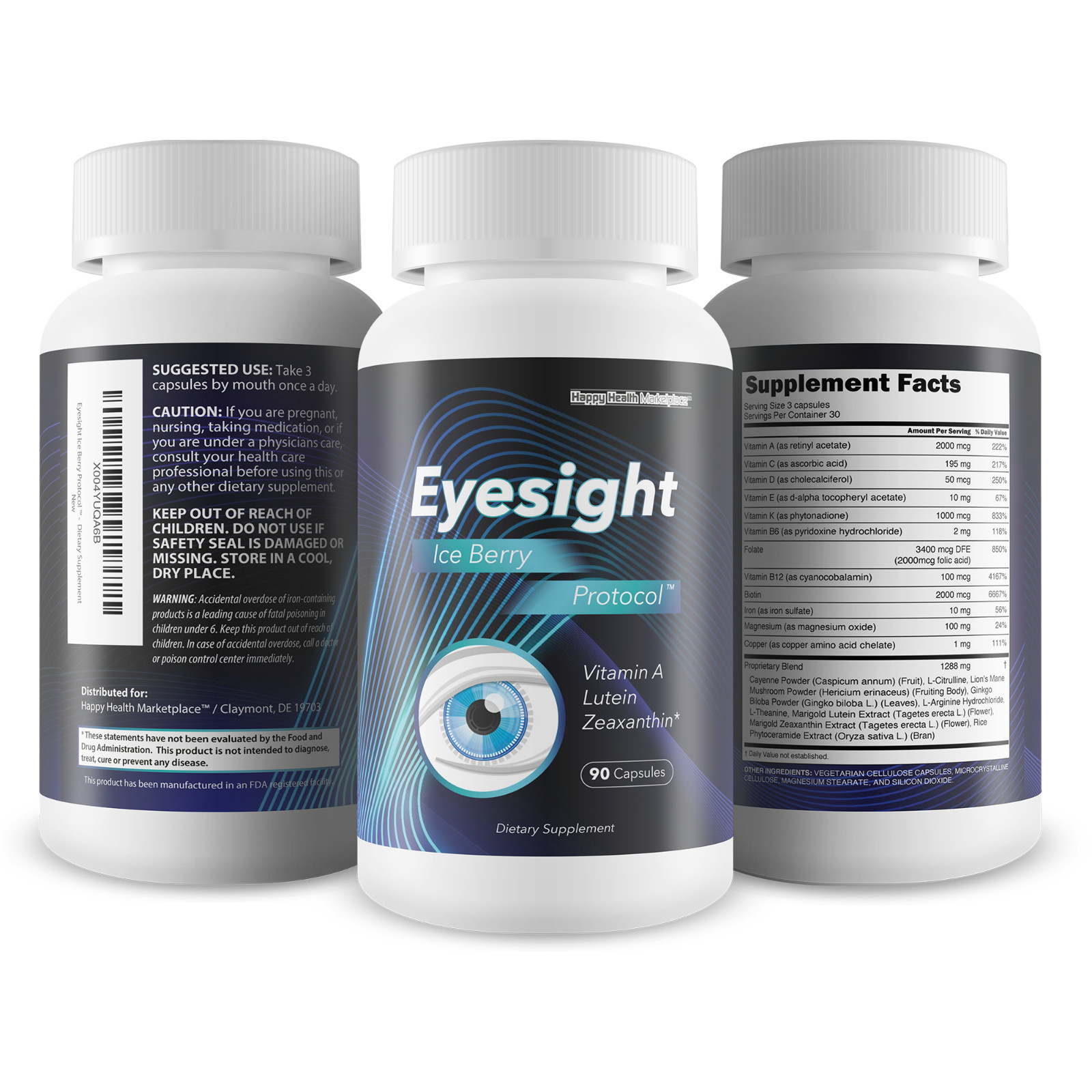 Eyesight Ice Berry Protocol – Our Best Vision Pills For Eyes – Eyesight Vitamins