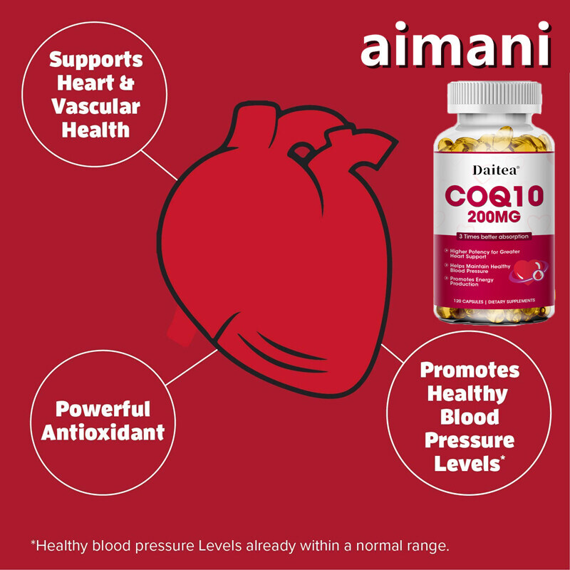 Coq10 Co Q-10 200 mg – 30 to 120 Rapid Release Softgels