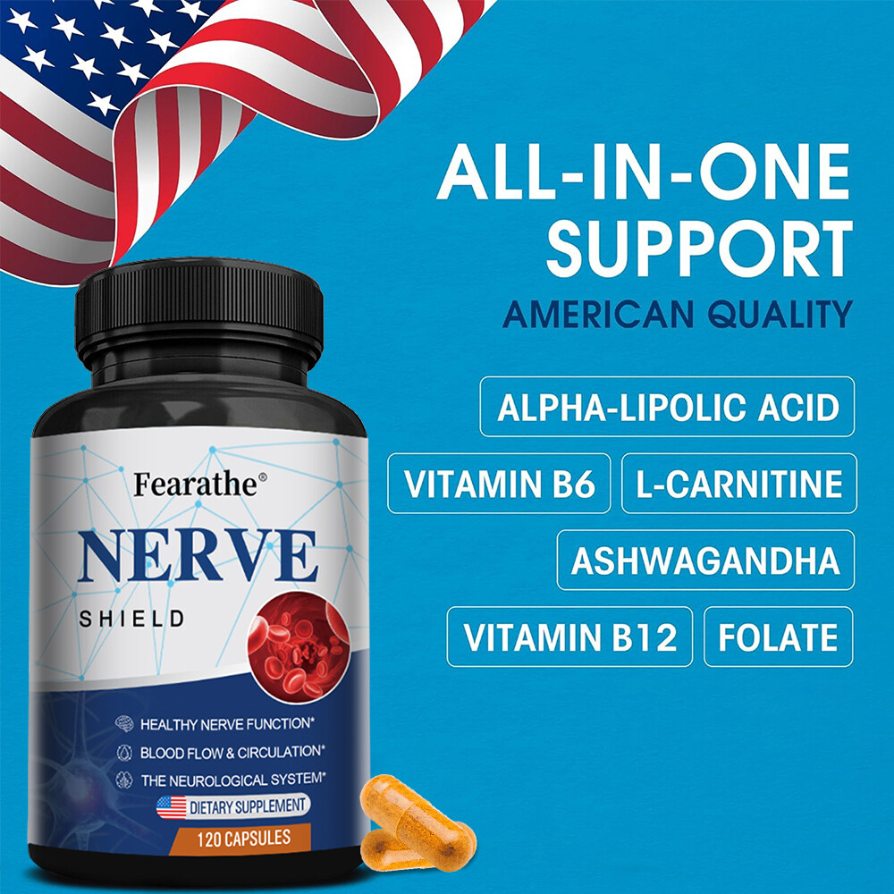 Nerve Shield – Advanced Nerve Formula for Nerve Health, Blood Flow & Circulation