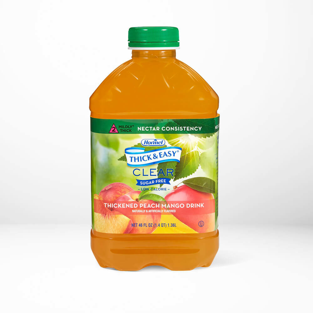 Thick & Easy Sugar Free Thickened Beverage, 46 oz. Bottle Peach Mango, 6 Count