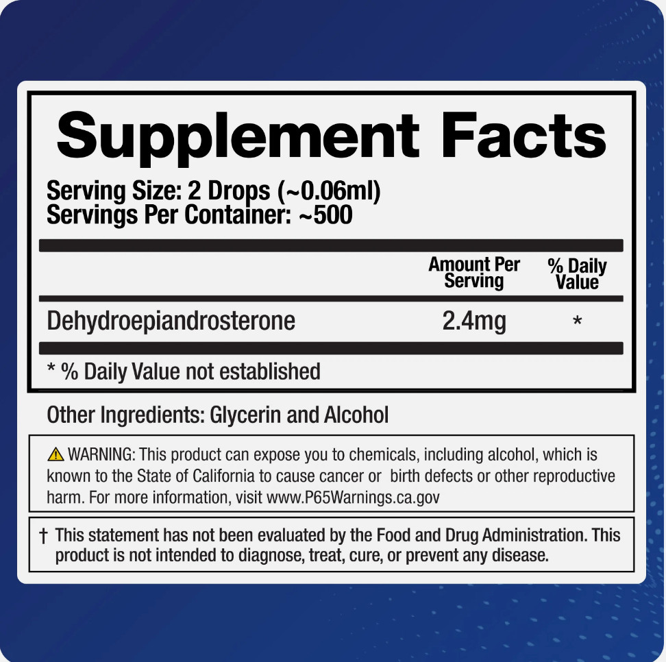 DHEA (30 ml) – BHRT, Micronized, Bioidentical Hormone Replacement – BioMatrix