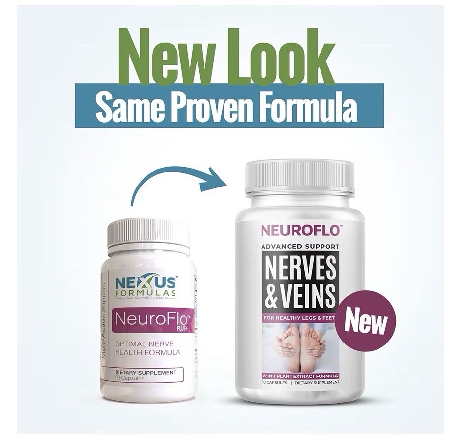 NEUROFLO Nerves & Vines Support Leg Feet Ankles Circulation Supplement 90capsule