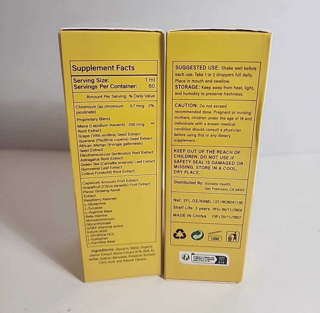 Bari Drops – Dietary Supplement – 2oz bottle Pack Of 2