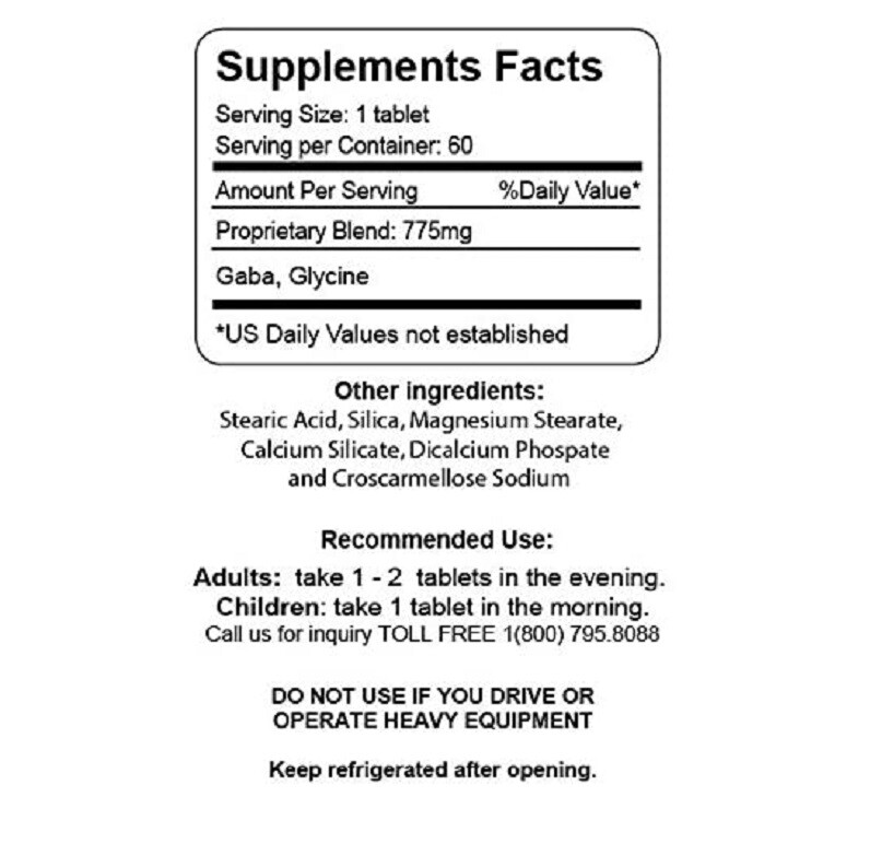 Neuro G Stabilize our emotions 60 Tablets – Concentrate Dietary Supplement