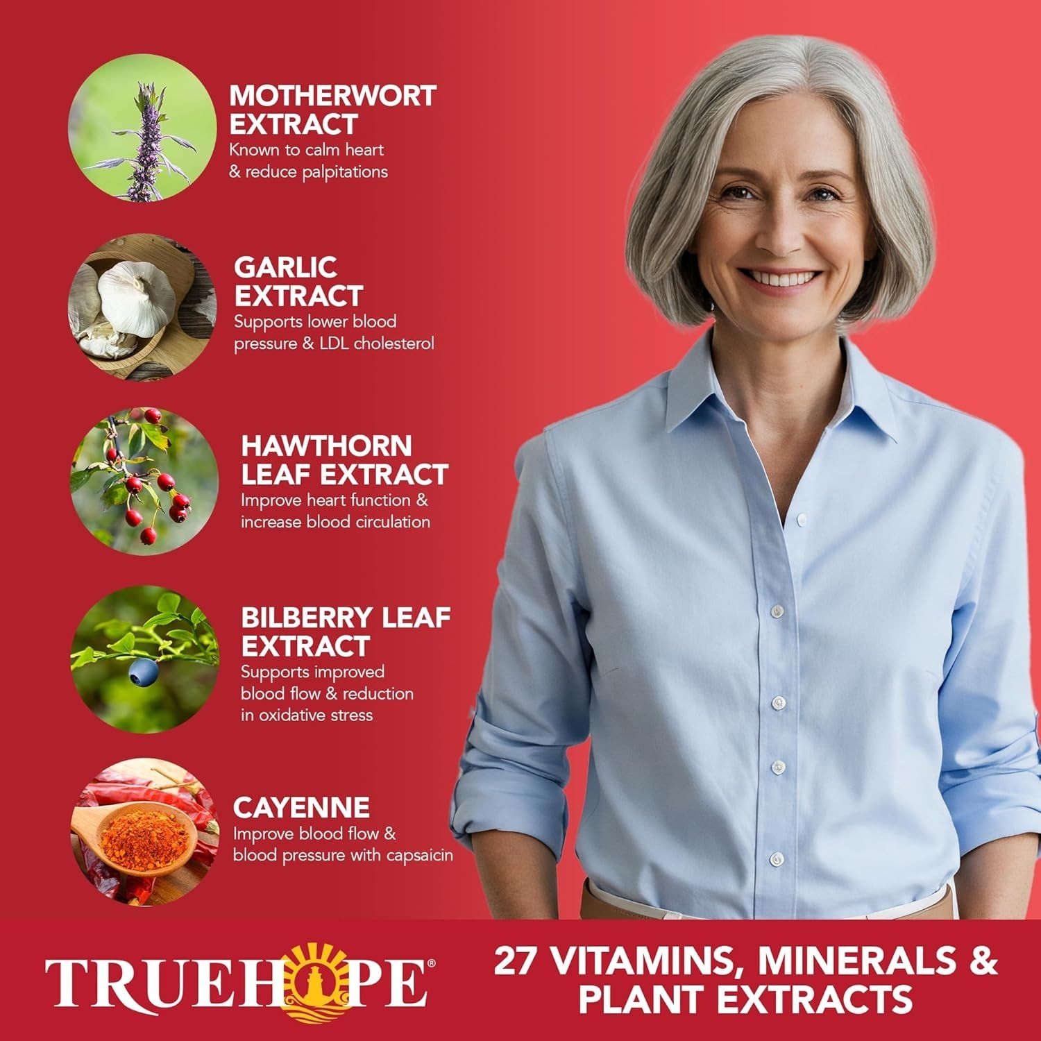 Blood Pressure, Circulation Supplement | Truehope Ultimate Heart Health