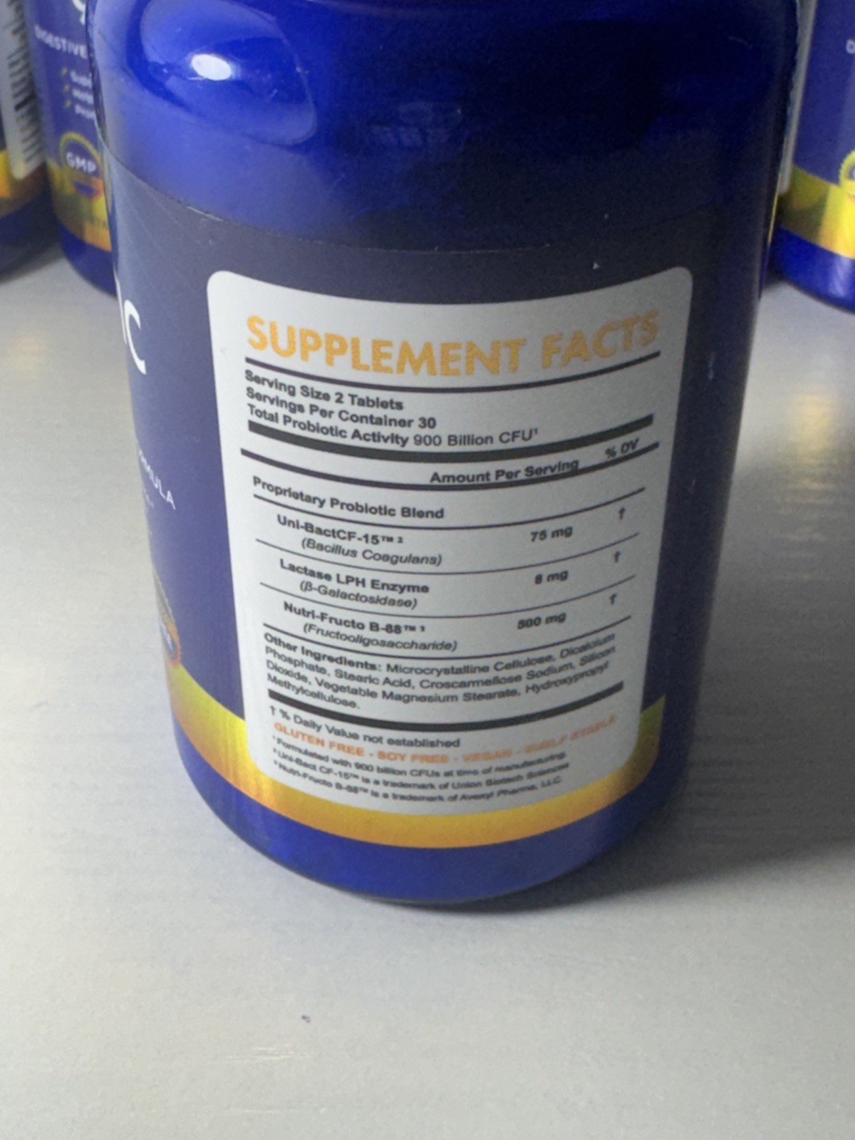 5 COUNTS 💊Sealed Nutrition Essentials 900 Billion Probiotic 60 Tabs Exp 02/28