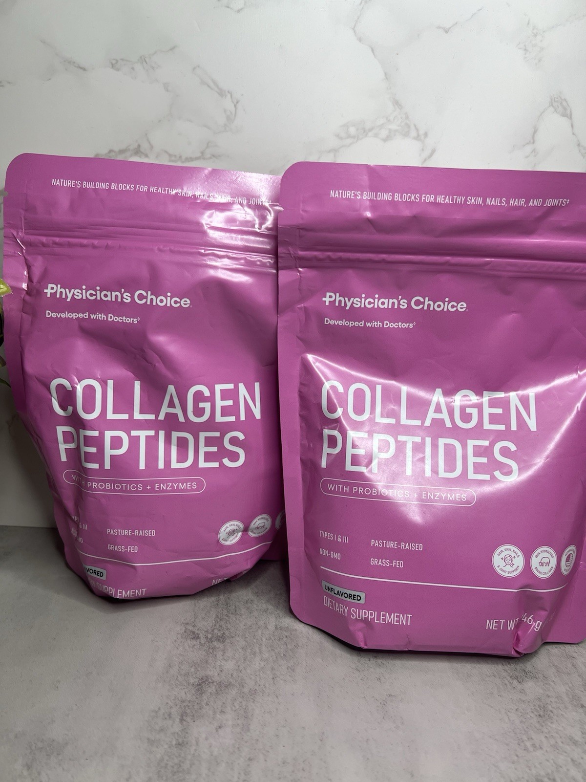 Physician’s Choice Collagen Peptides Powder Unflavored 16 oz Exp 03/28