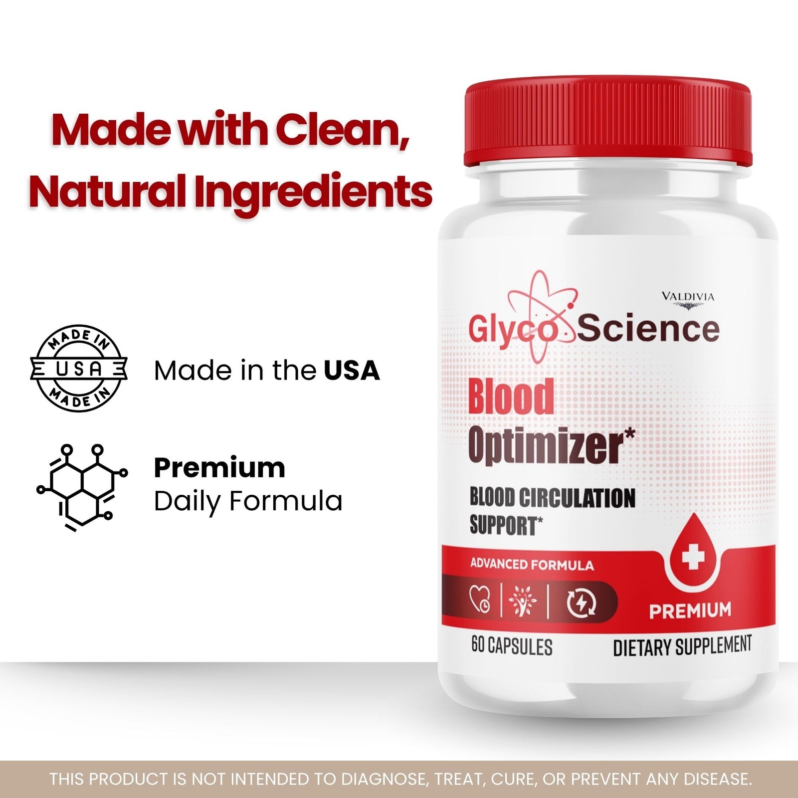 GlycoScience Blood Sugar Support Supplement Capsules Natural 2 Pack 120Ct