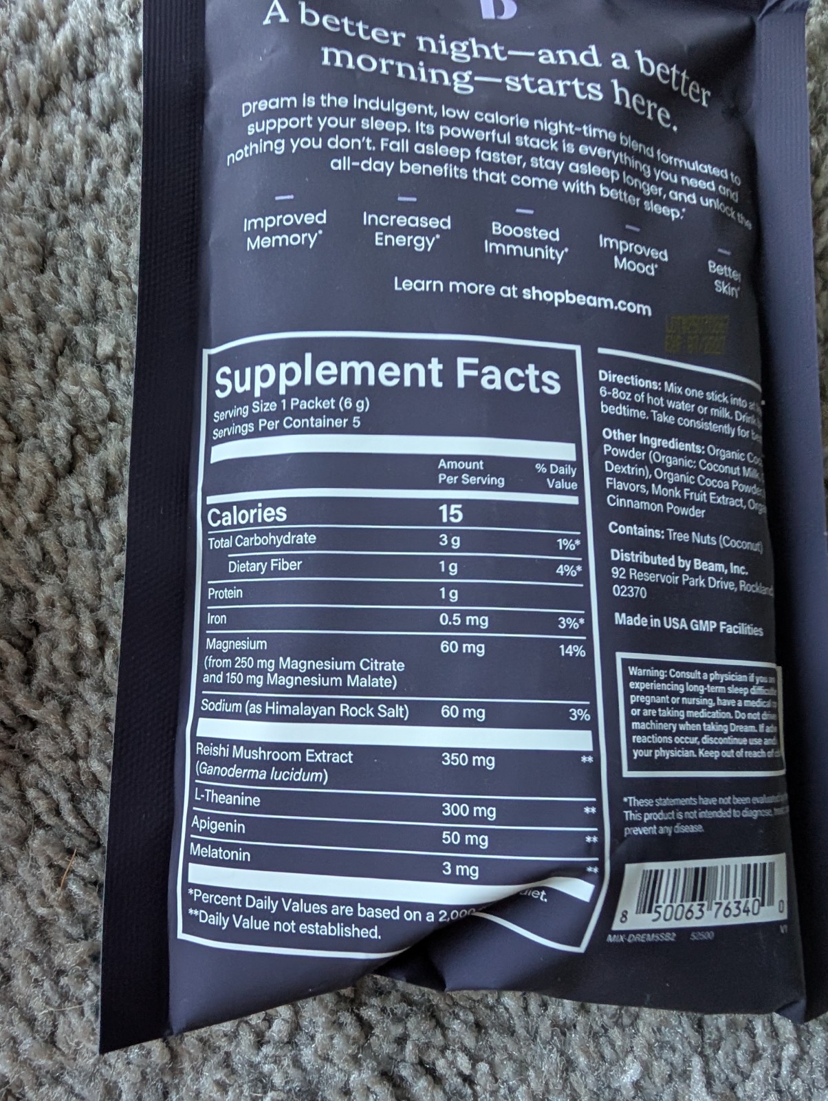 New DREAM 10 Servings Night-time blend for better sleep – Ci