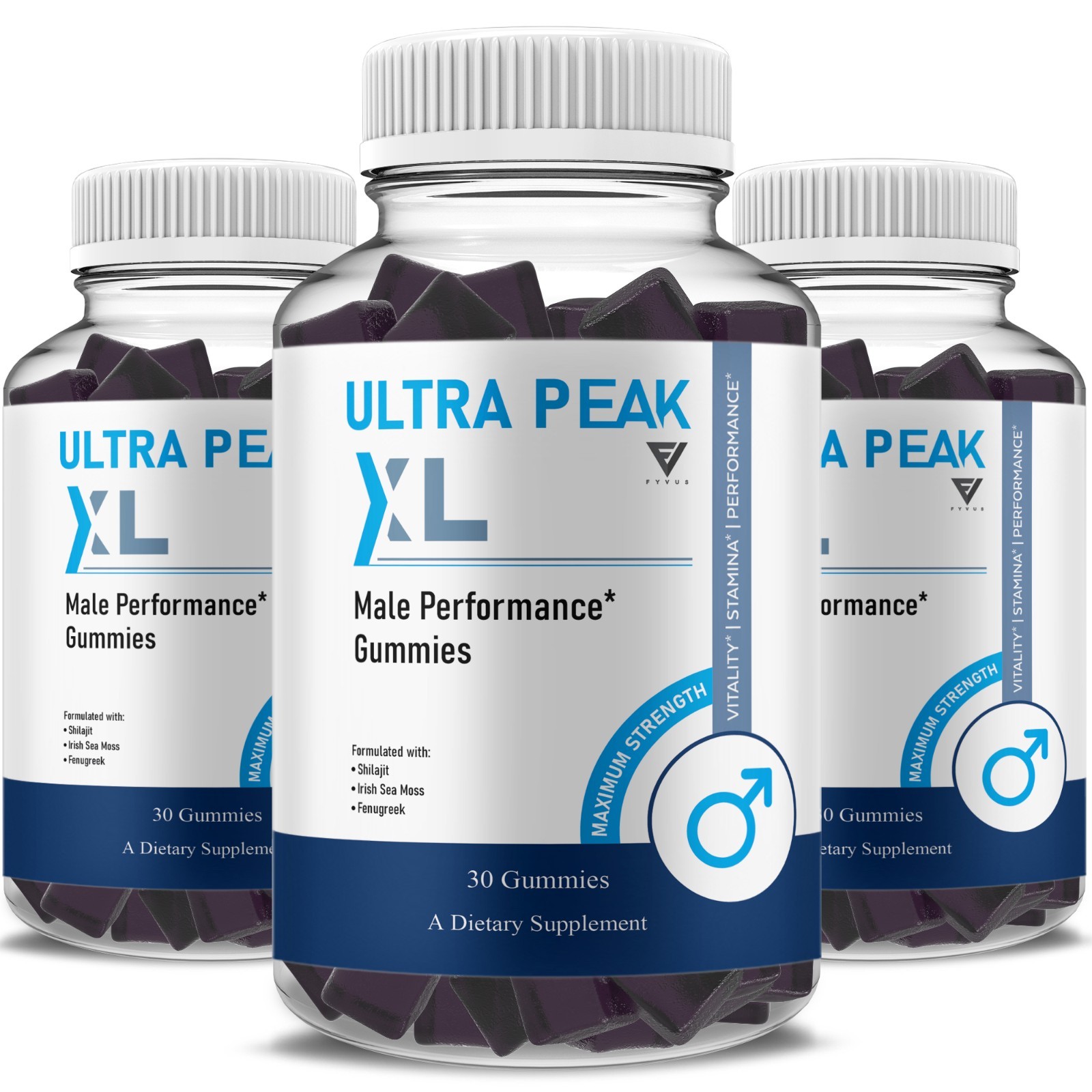 (3 Pack) Ultra Peak XL Gummies, UltraPeakXL Advanced Formula (3 Month Supply)