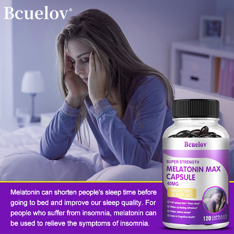 Melatonin 40mg, Fast-Dissolve 30 To 60 Caps – Natural Sleep Aid