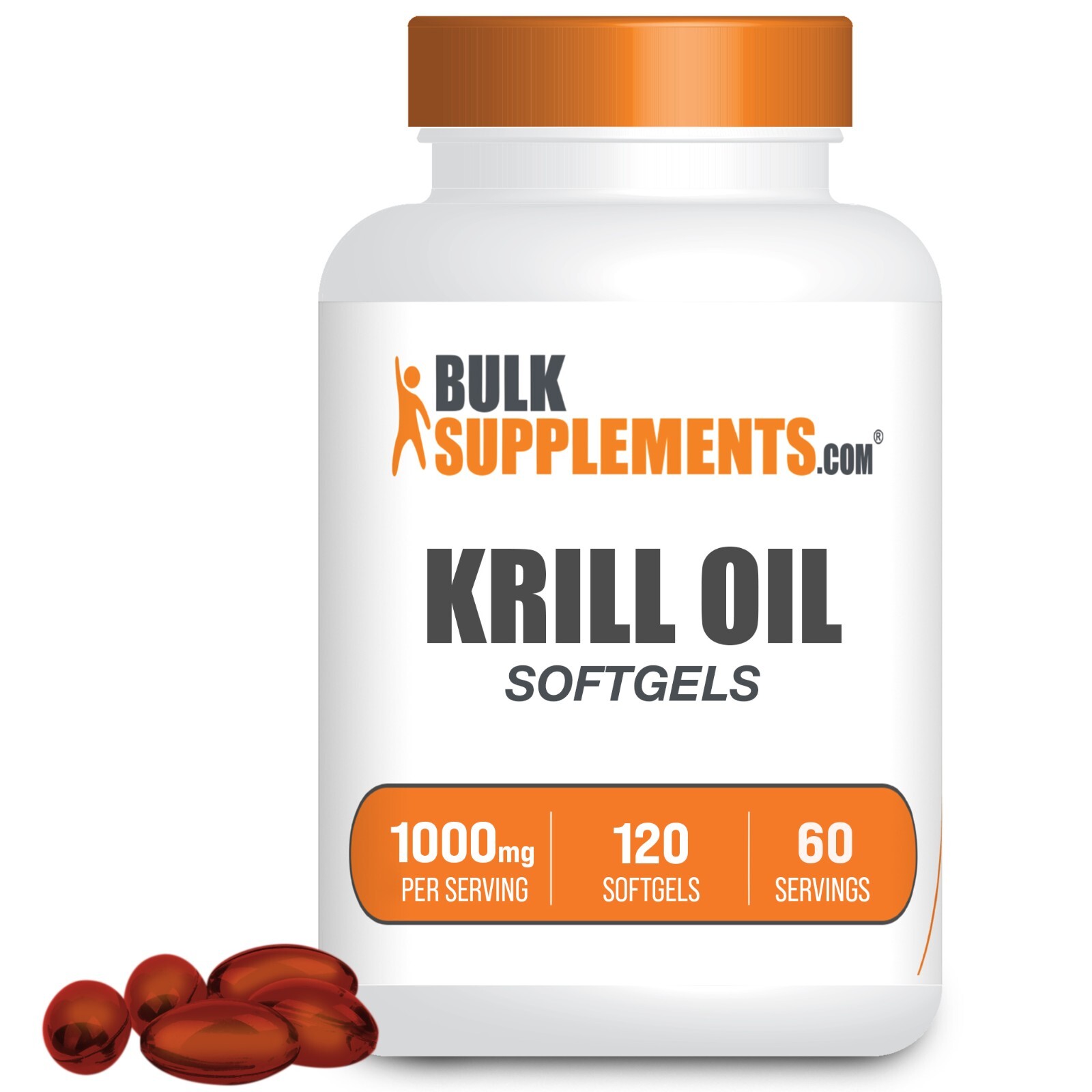 BulkSupplements Krill Oil Softgels – Improve Your Brain Health