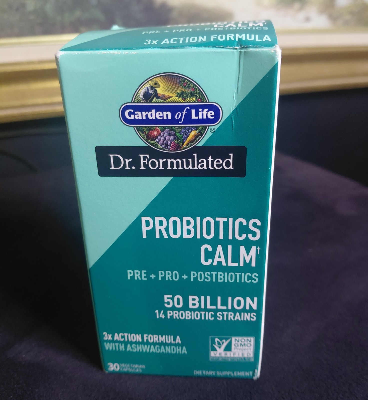 Garden of Life Dr. Formulated Probiotics Calm 50B CFU Pre/Pro/Post 30 Caps