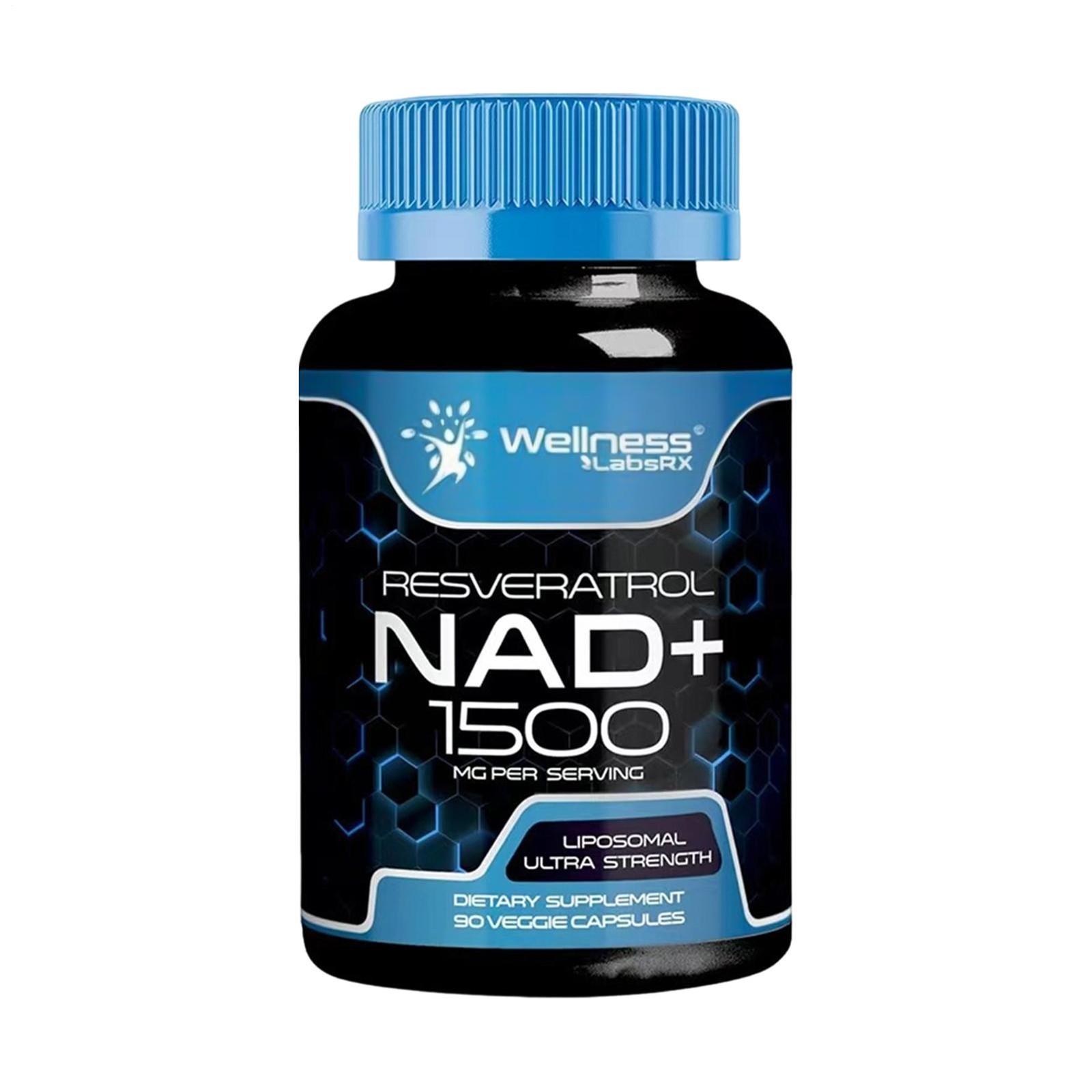 WELLNESS LABSRX Liposomal NAD Supplement, 1500mg 90 capsules