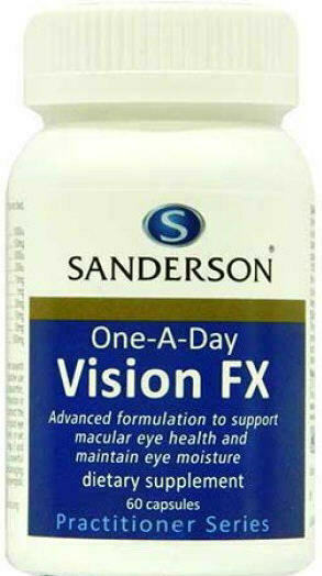 Sanderson Vision FX One-A-Day Capsules 60 – Lutein + Zeaxanthin for eye health