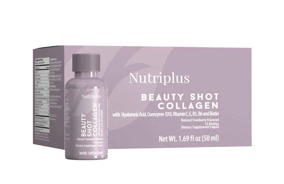Nutriplus L-Carnitine Green Tea Aloe Vera Supplements 450mL Peach Apple