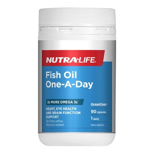 Nutra-Life OceanClean Fish Oil One-A-Day Capsules 90 – made in NZ