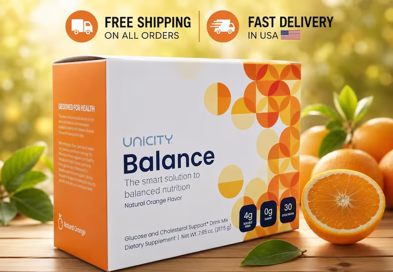 Unicity Balance 30 Packets/Stick Packs Orange Exp 08/ 2028