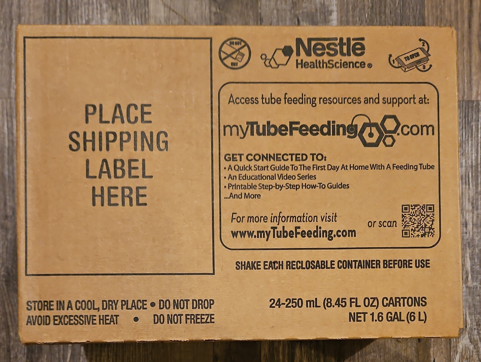 Nestle Compleat Pediatric Original 1.0 Unflavored 8.45 oz. Exp. October. 1, 2025