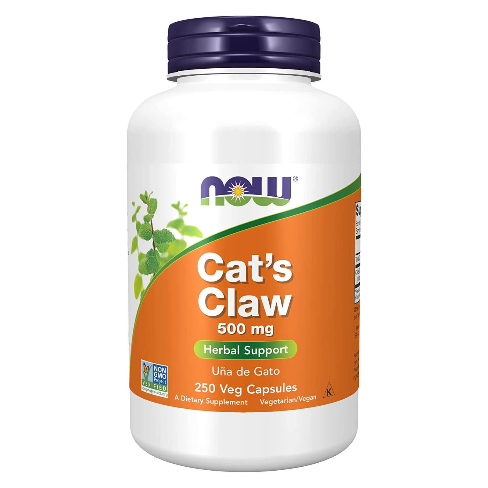 NOW FOODS Cat’s Claw 500 mg – 250 Veg Capsules