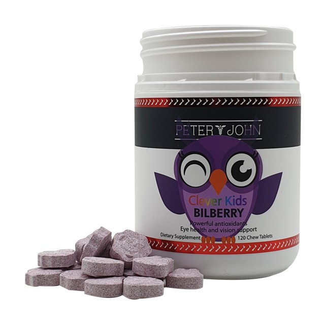 Clever Kids Bilberry Chewables (120 Tablets) – 5 Pack