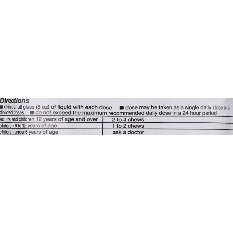 Equate Gentle Laxative Soft Chew for Constipation Relief, Mixed Berry Flavor, 30