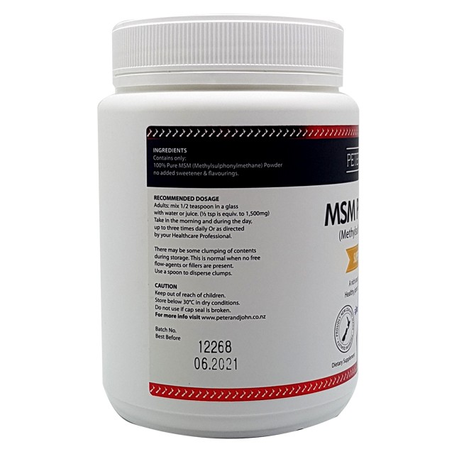 MSM Powder 1kg – Active Lifestyle Support – 5 Pack