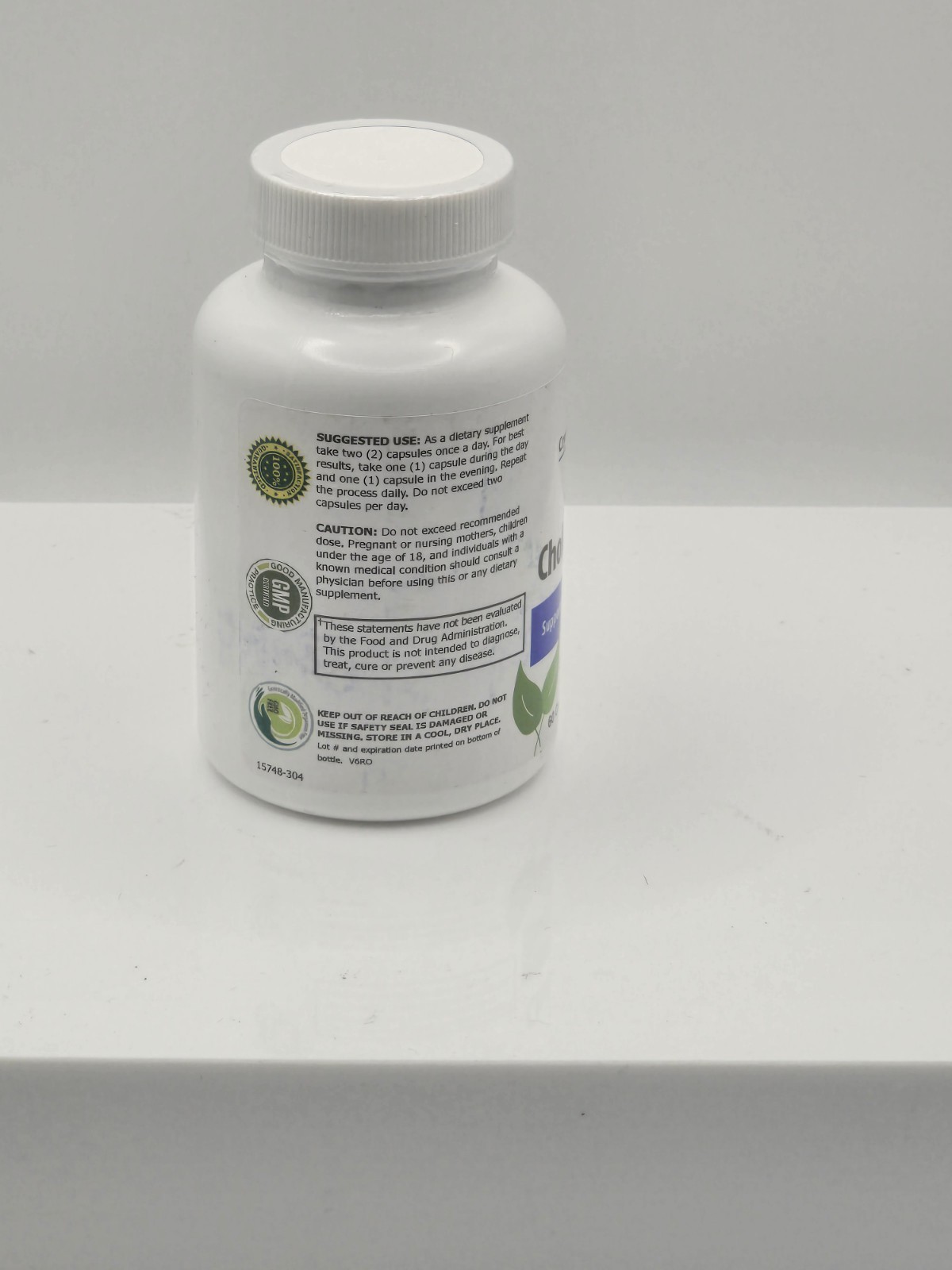 Crystal Peaks Nutrition Cholesterol Flush – 1532 mg – 60 capsules – Exp 10/28