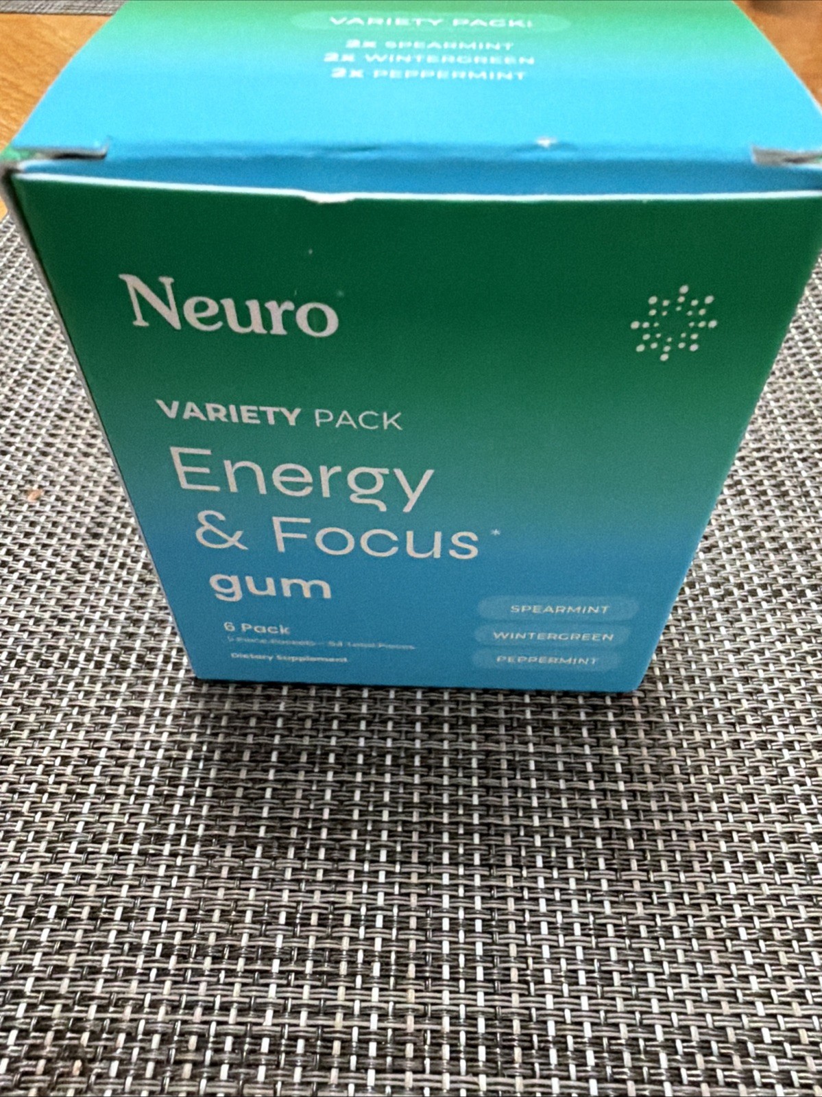 Neuro Energy & Focus Gum 6 Pack BRAND NEW EXPIRATION DATE 08/2027
