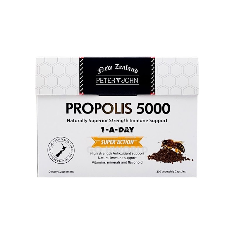 Propolis 5000 – Antioxidant & Oral Wellness (200 Capsules) – 5 Pack