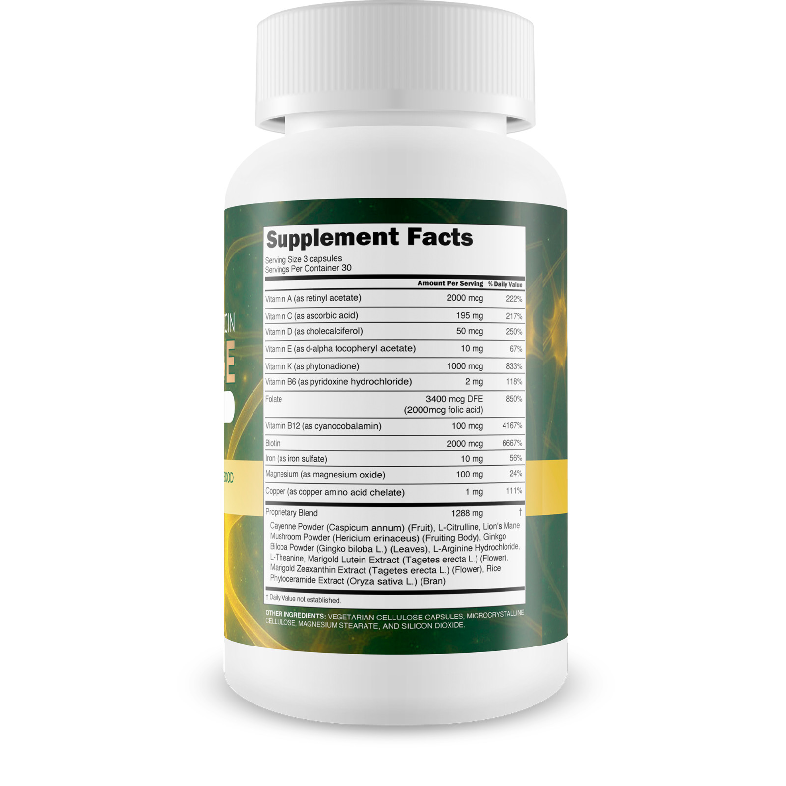 Okinawa Capsaicin Cayenne Nerve Flo – Neuropathy, Memory, & Pressure Supplement