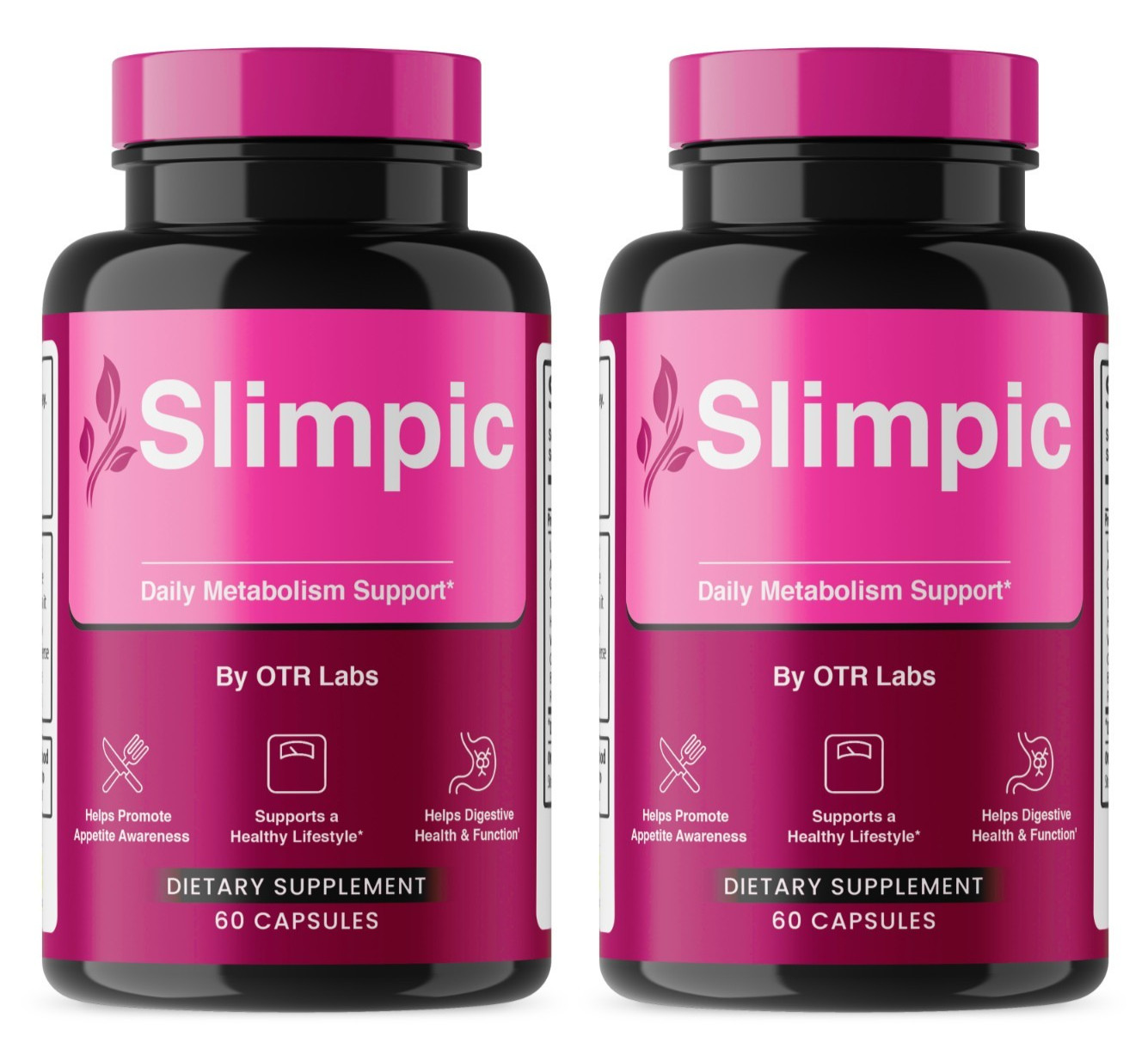 Slimpic Capsules, Official Slimpic Supplement Pills Maximum Strength 2Pack 120ct