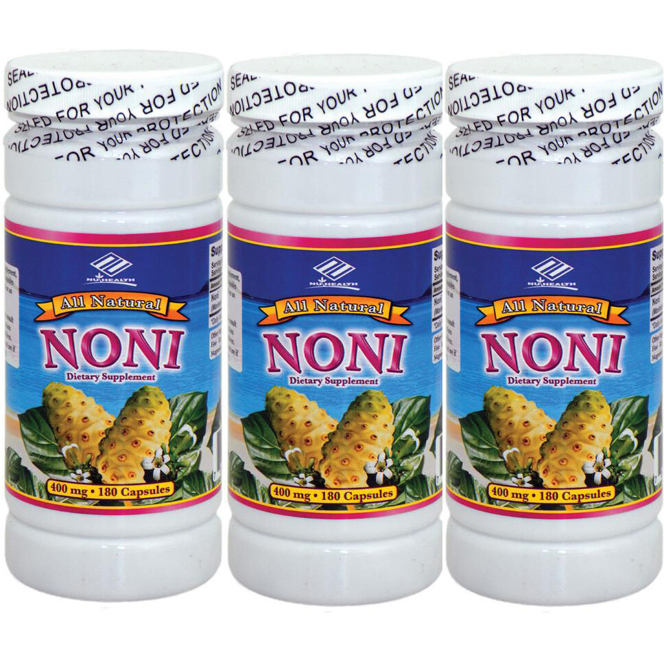 3 x Noni 400mg =540 Capsules All Natural!
