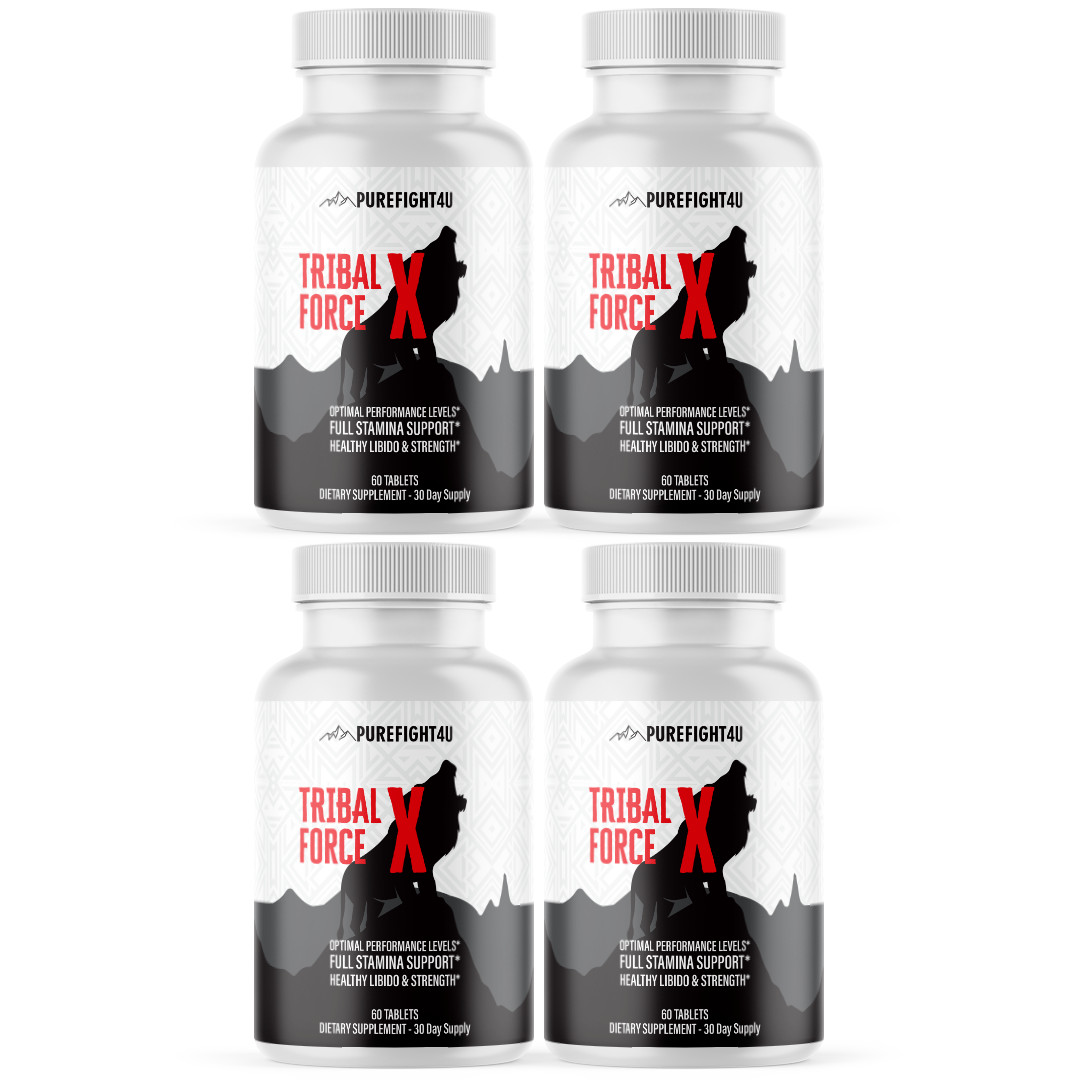 Tribal Force X to Unlock Optimal Performance Support 60 Tablets – 4 Bottles