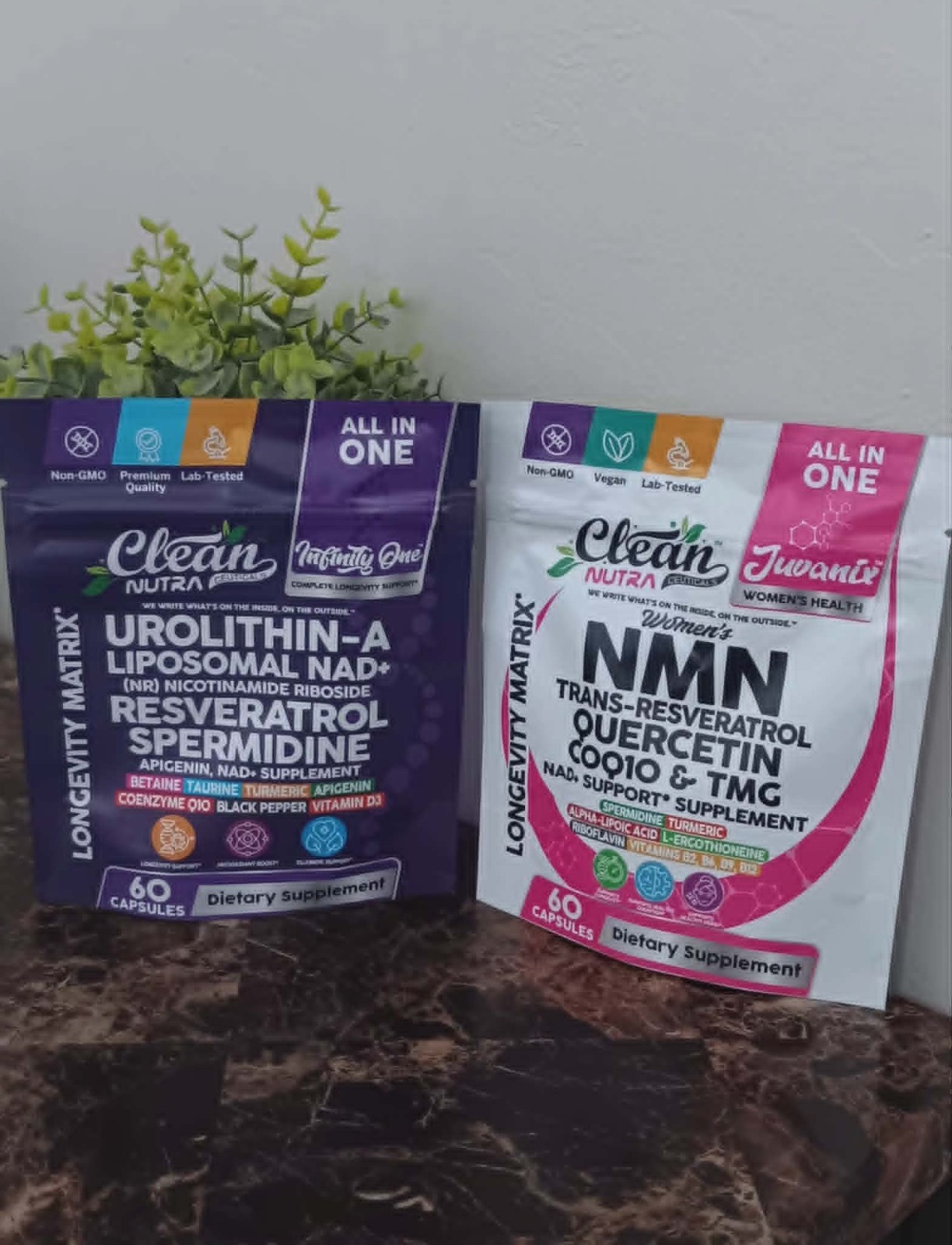 CLEAN NUTRA CEUTICALS ALL IN ONE SUPPLEMENTS – 60 CAPSULES – DUO – NEW
