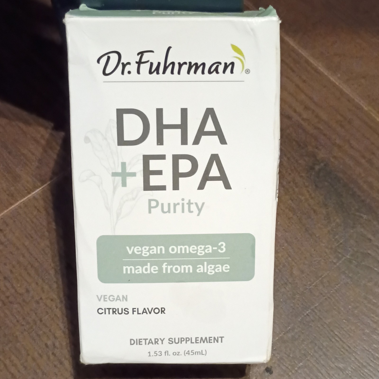 Dr. Fuhrman DHA + EPA Purity Vegan Omega-3 Algal Oil Citrus 45 mL