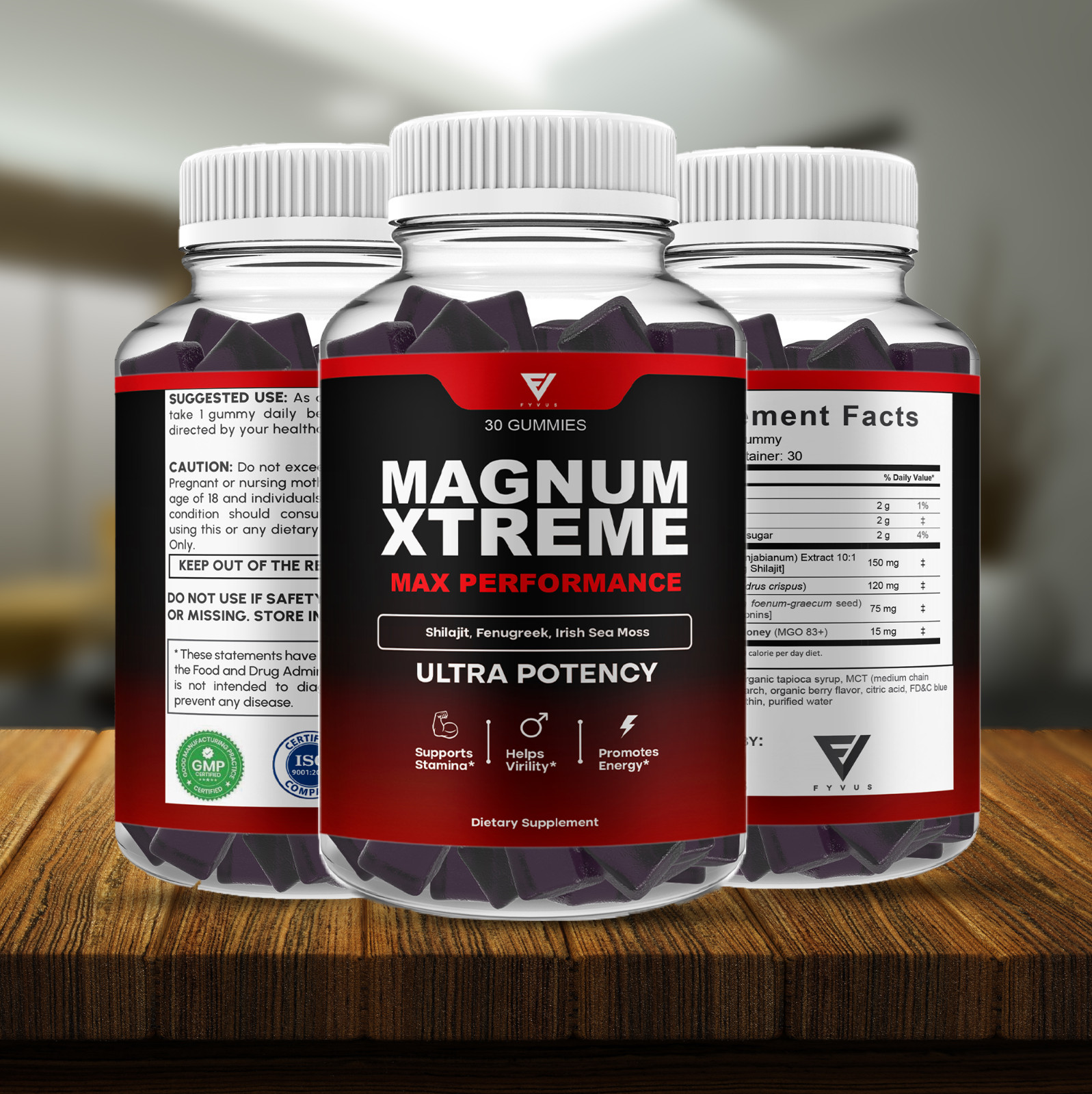 (5 Pack) Magnum Xtreme Gummies Magnum Extreme Advanced Formula (5 Month Supply)