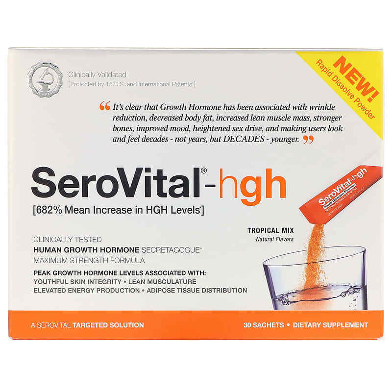 SeroVital Tropical Mix Powder Dietary Supplement – 30 Sachets