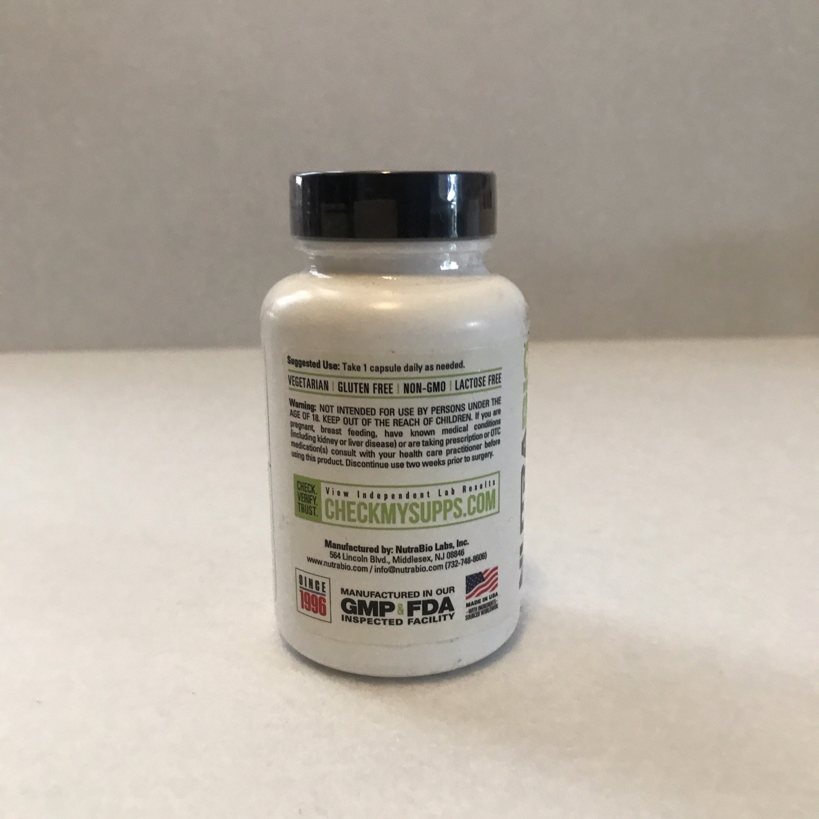 NutraBio Tribulus Terrestris 500mg Vegetarian Gluten Free Capsules 90 Count