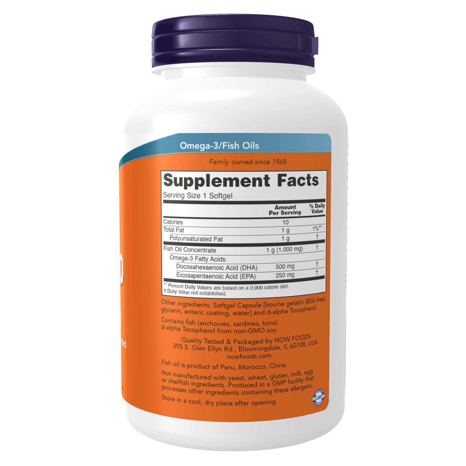 NOW FOODS DHA-500, Double Strength – 180 Softgels