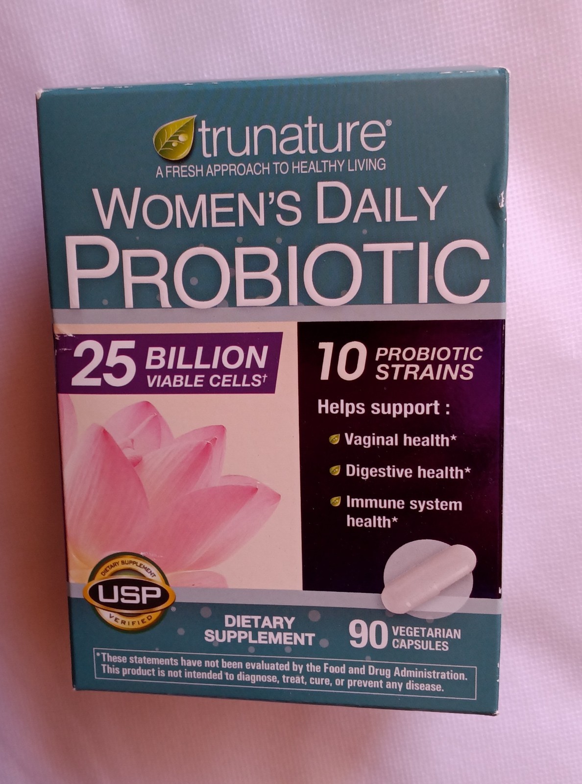 Trunature Women’s Daily Probiotic (25 Billion Cells) 90 Caps EXP 09/2027