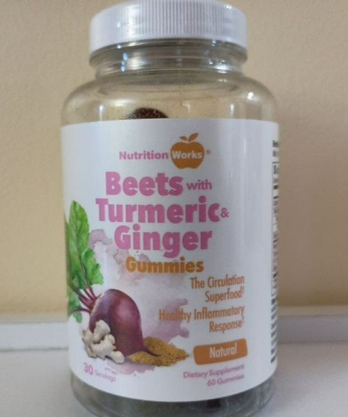 Nutritionworks® Beets with Turmeric & Ginger Gummies Circulation Superfood