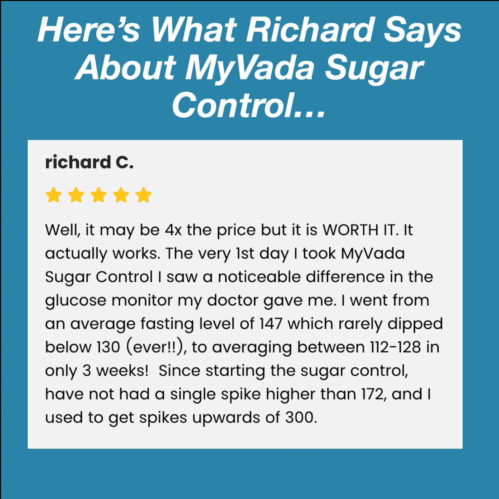 MyVada Sugar Control – Ayurvedic Herbal Organic Blood Sugar Support Supplement